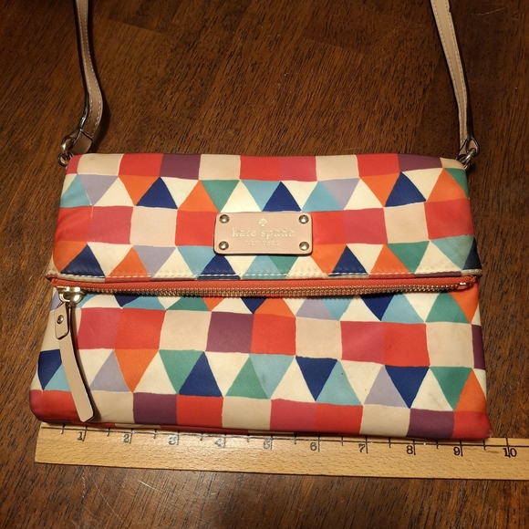 kate spade Handbags - Kate Spade Multicolor Geometric Crossbody Bag